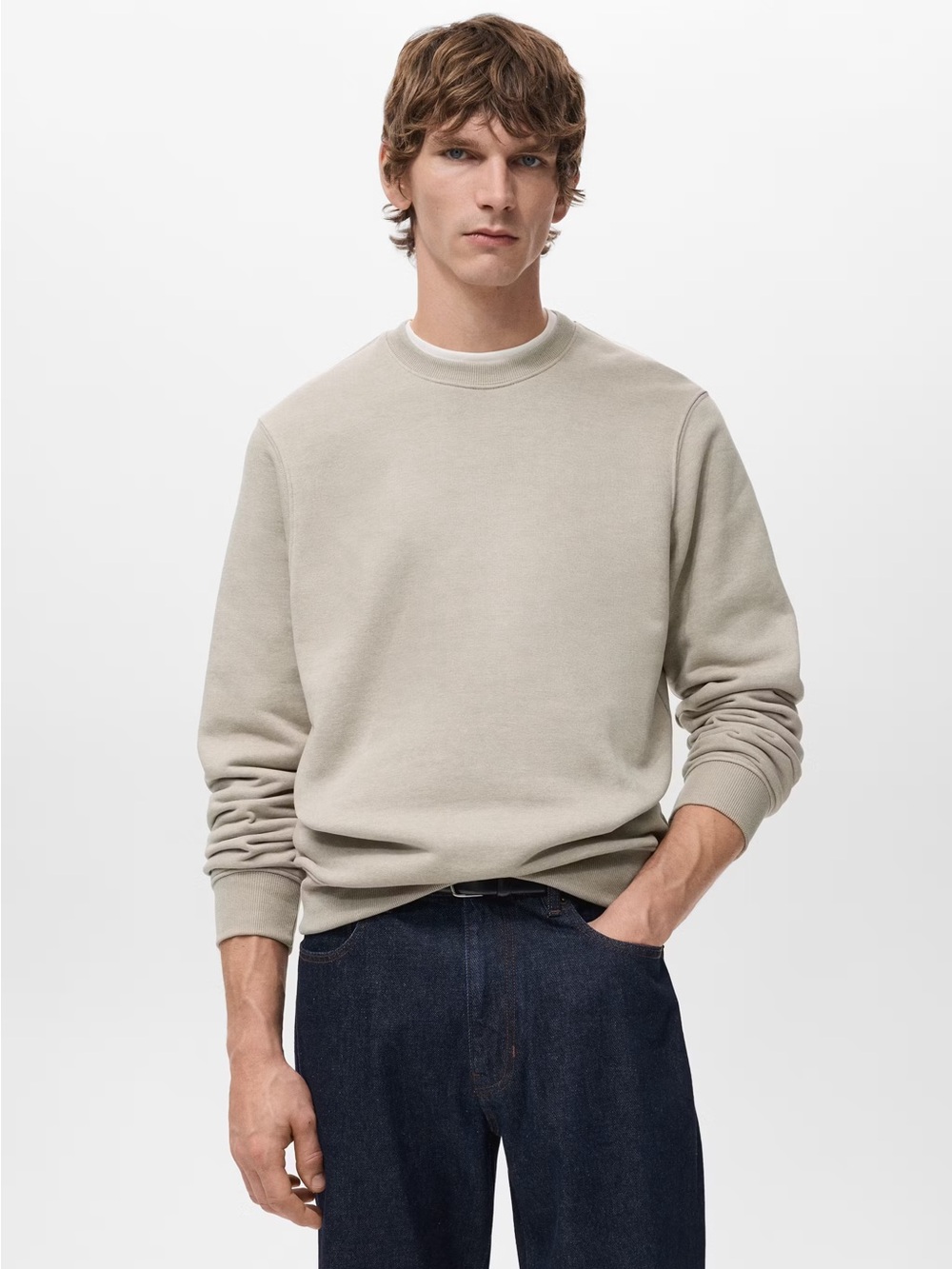 NWT (size L) Mango COTTON SWEATSHIRT WITH SOFT-TOUCH INTERIOR